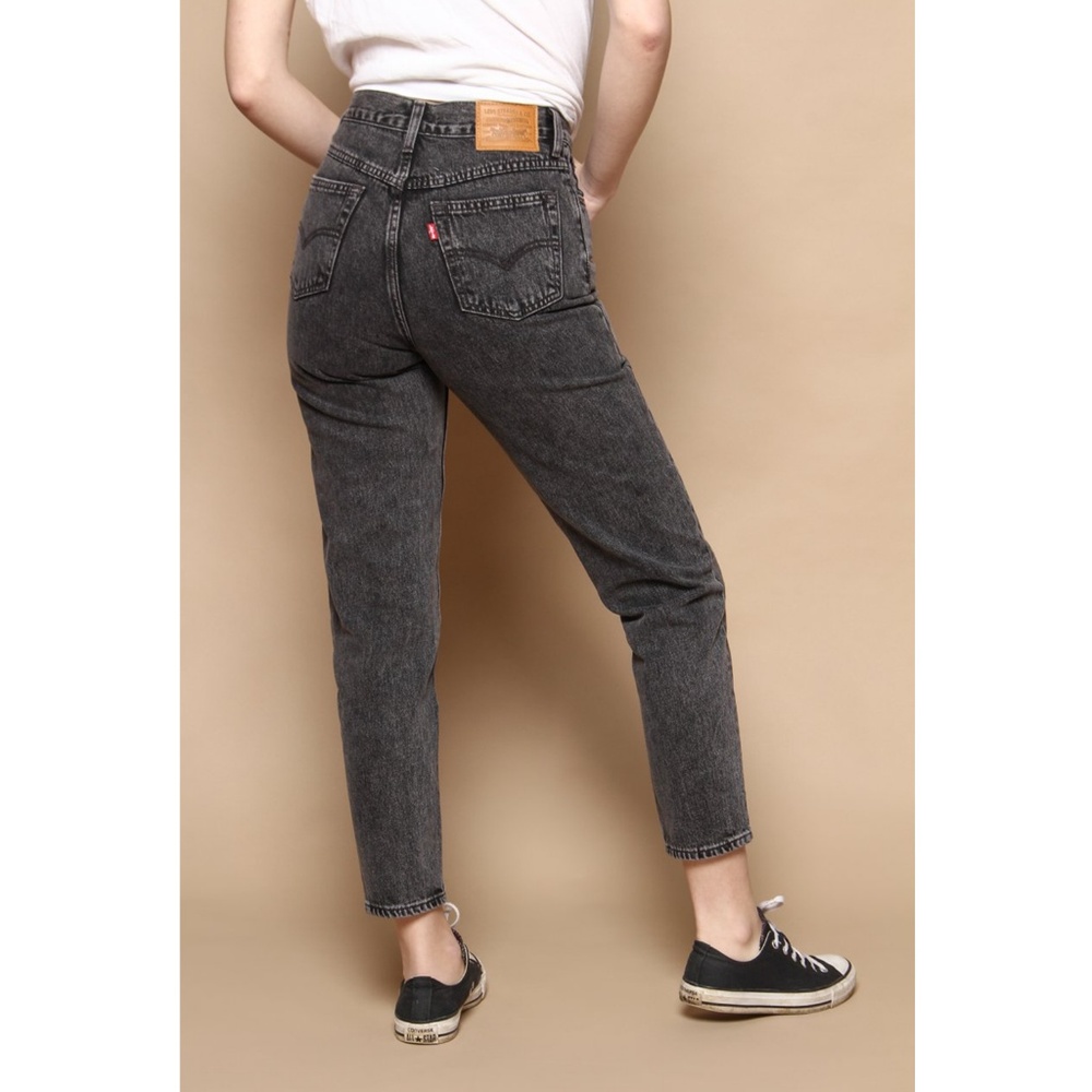 Levi's Mom Jeans - Black Acid Wash - Brenda - Picture 4 of 4